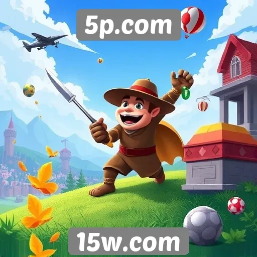 Variedade de jogos disponíveis no 5p.com